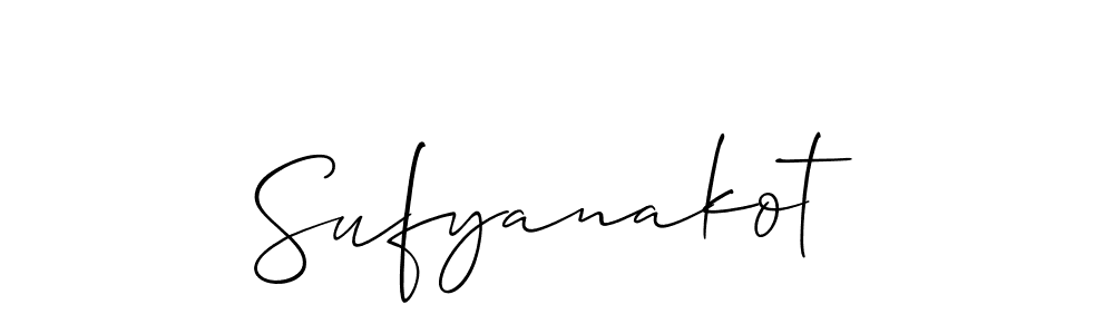 Similarly Allison_Script is the best handwritten signature design. Signature creator online .You can use it as an online autograph creator for name Sufyanakot. Sufyanakot signature style 2 images and pictures png