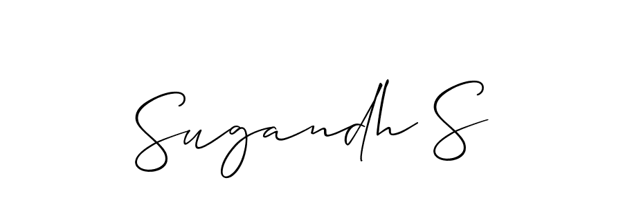Here are the top 10 professional signature styles for the name Sugandh S. These are the best autograph styles you can use for your name. Sugandh S signature style 2 images and pictures png