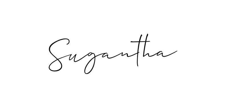 Similarly Allison_Script is the best handwritten signature design. Signature creator online .You can use it as an online autograph creator for name Sugantha. Sugantha signature style 2 images and pictures png