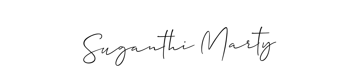 See photos of Suganthi Marty official signature by Spectra . Check more albums & portfolios. Read reviews & check more about Allison_Script font. Suganthi Marty signature style 2 images and pictures png