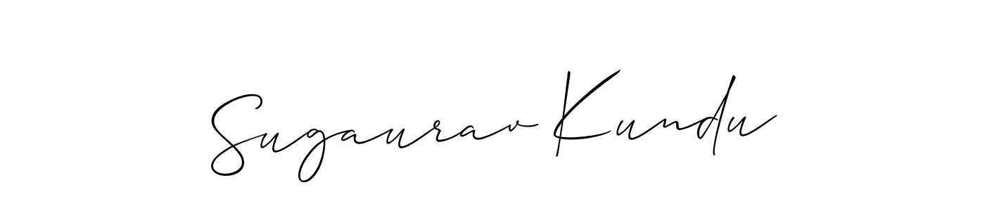 You can use this online signature creator to create a handwritten signature for the name Sugaurav Kundu. This is the best online autograph maker. Sugaurav Kundu signature style 2 images and pictures png
