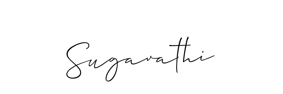 Also we have Sugavathi name is the best signature style. Create professional handwritten signature collection using Allison_Script autograph style. Sugavathi signature style 2 images and pictures png