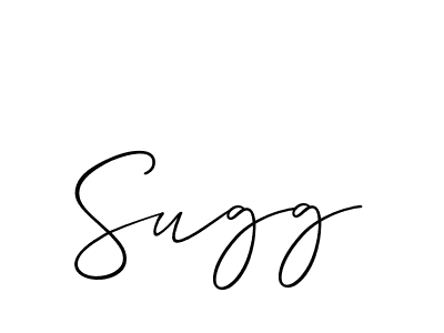 Similarly Allison_Script is the best handwritten signature design. Signature creator online .You can use it as an online autograph creator for name Sugg. Sugg signature style 2 images and pictures png