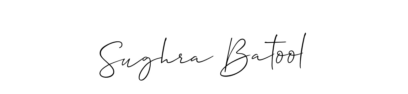 Once you've used our free online signature maker to create your best signature Allison_Script style, it's time to enjoy all of the benefits that Sughra Batool name signing documents. Sughra Batool signature style 2 images and pictures png