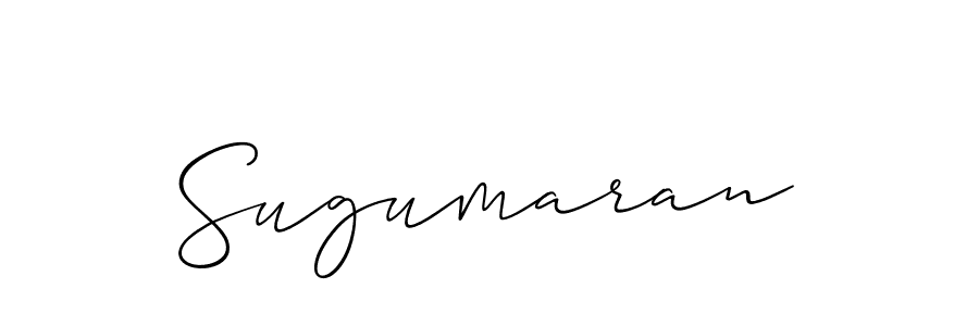 Also we have Sugumaran name is the best signature style. Create professional handwritten signature collection using Allison_Script autograph style. Sugumaran signature style 2 images and pictures png