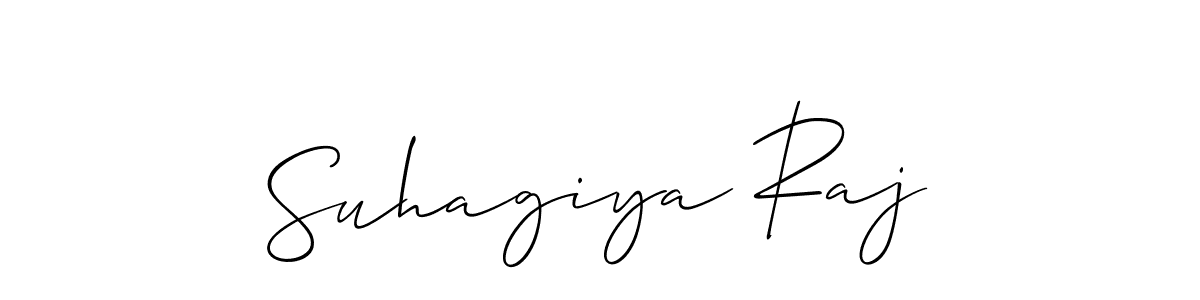 How to make Suhagiya Raj signature? Allison_Script is a professional autograph style. Create handwritten signature for Suhagiya Raj name. Suhagiya Raj signature style 2 images and pictures png