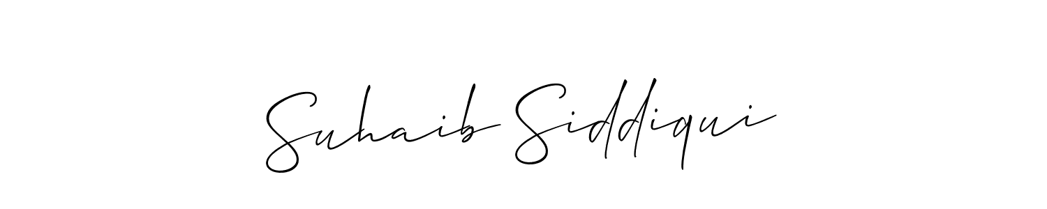 Best and Professional Signature Style for Suhaib Siddiqui. Allison_Script Best Signature Style Collection. Suhaib Siddiqui signature style 2 images and pictures png