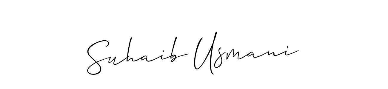 Similarly Allison_Script is the best handwritten signature design. Signature creator online .You can use it as an online autograph creator for name Suhaib Usmani. Suhaib Usmani signature style 2 images and pictures png