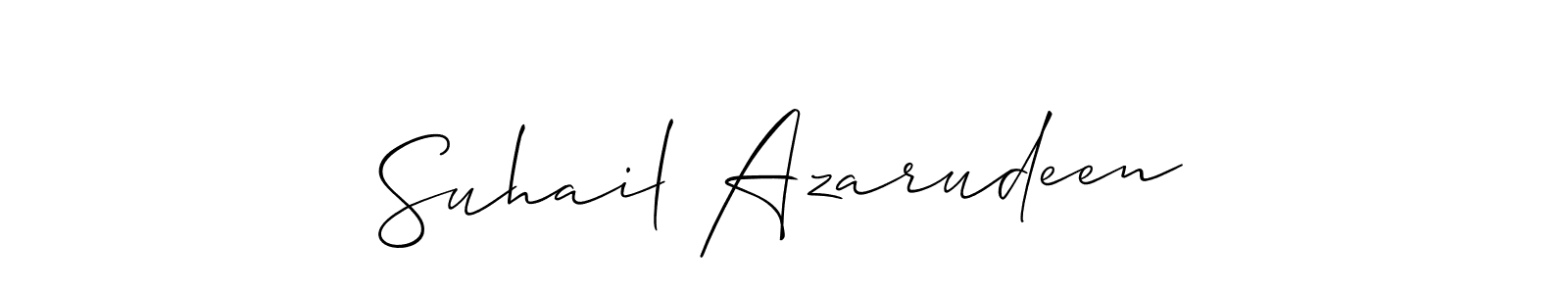 See photos of Suhail Azarudeen official signature by Spectra . Check more albums & portfolios. Read reviews & check more about Allison_Script font. Suhail Azarudeen signature style 2 images and pictures png