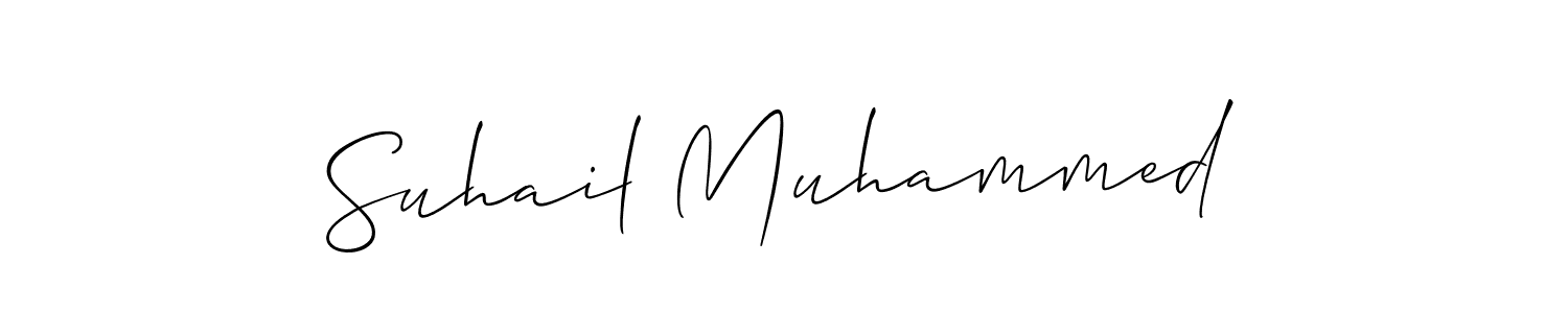 Best and Professional Signature Style for Suhail Muhammed. Allison_Script Best Signature Style Collection. Suhail Muhammed signature style 2 images and pictures png