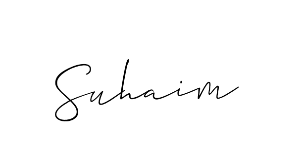 Best and Professional Signature Style for Suhaim. Allison_Script Best Signature Style Collection. Suhaim signature style 2 images and pictures png