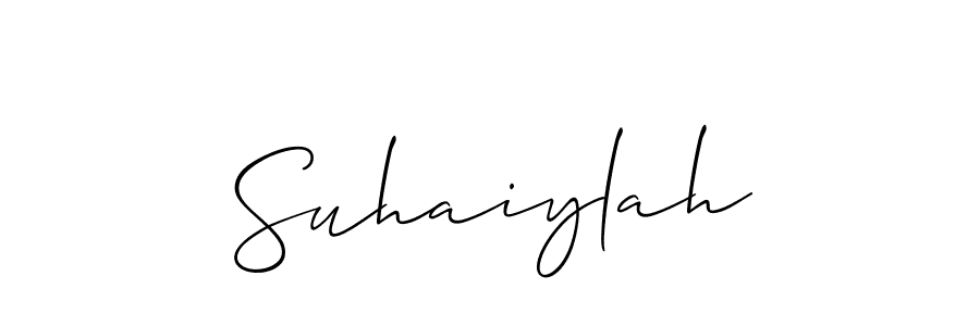 Similarly Allison_Script is the best handwritten signature design. Signature creator online .You can use it as an online autograph creator for name Suhaiylah. Suhaiylah signature style 2 images and pictures png