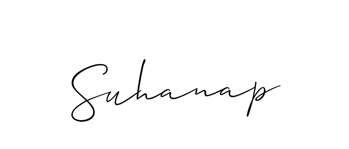 Also we have Suhanap name is the best signature style. Create professional handwritten signature collection using Allison_Script autograph style. Suhanap signature style 2 images and pictures png