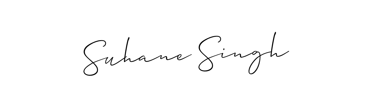 Make a short Suhane Singh signature style. Manage your documents anywhere anytime using Allison_Script. Create and add eSignatures, submit forms, share and send files easily. Suhane Singh signature style 2 images and pictures png