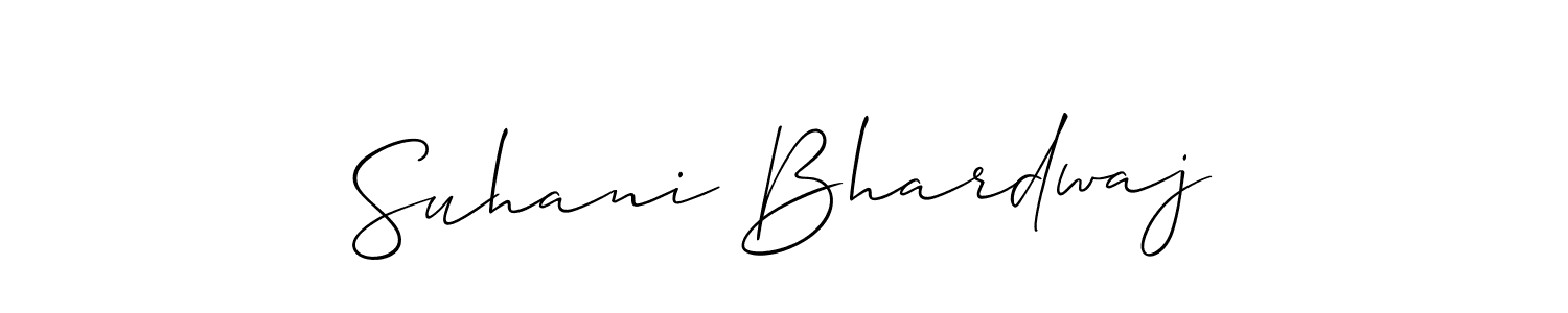 How to Draw Suhani Bhardwaj signature style? Allison_Script is a latest design signature styles for name Suhani Bhardwaj. Suhani Bhardwaj signature style 2 images and pictures png
