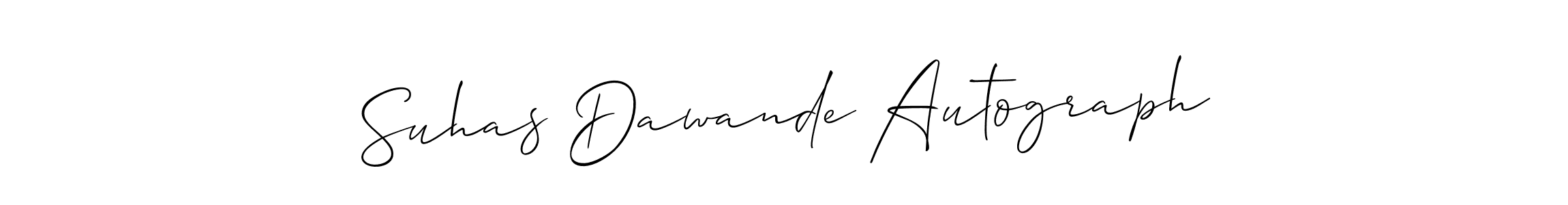 Make a short Suhas Dawande Autograph signature style. Manage your documents anywhere anytime using Allison_Script. Create and add eSignatures, submit forms, share and send files easily. Suhas Dawande Autograph signature style 2 images and pictures png