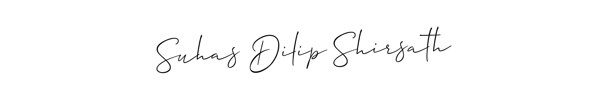You can use this online signature creator to create a handwritten signature for the name Suhas Dilip Shirsath. This is the best online autograph maker. Suhas Dilip Shirsath signature style 2 images and pictures png