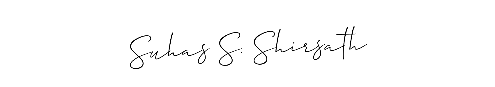 Once you've used our free online signature maker to create your best signature Allison_Script style, it's time to enjoy all of the benefits that Suhas S. Shirsath name signing documents. Suhas S. Shirsath signature style 2 images and pictures png