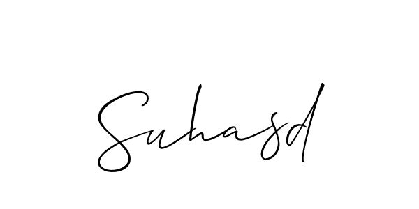 Create a beautiful signature design for name Suhasd. With this signature (Allison_Script) fonts, you can make a handwritten signature for free. Suhasd signature style 2 images and pictures png