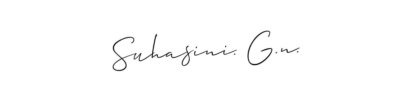 Once you've used our free online signature maker to create your best signature Allison_Script style, it's time to enjoy all of the benefits that Suhasini. G.n. name signing documents. Suhasini. G.n. signature style 2 images and pictures png
