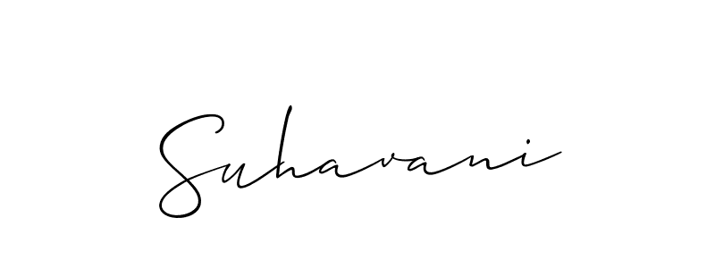 Once you've used our free online signature maker to create your best signature Allison_Script style, it's time to enjoy all of the benefits that Suhavani name signing documents. Suhavani signature style 2 images and pictures png