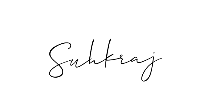 It looks lik you need a new signature style for name Suhkraj. Design unique handwritten (Allison_Script) signature with our free signature maker in just a few clicks. Suhkraj signature style 2 images and pictures png