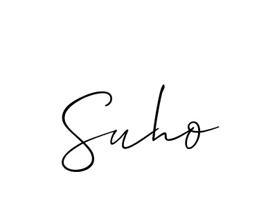 Make a beautiful signature design for name Suho. Use this online signature maker to create a handwritten signature for free. Suho signature style 2 images and pictures png