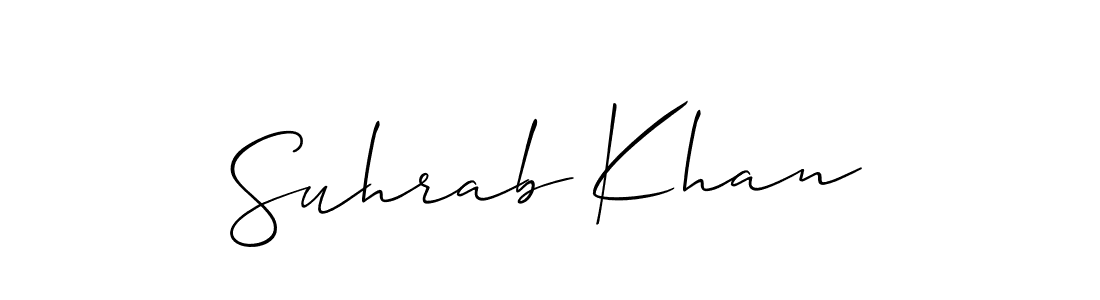 How to Draw Suhrab Khan signature style? Allison_Script is a latest design signature styles for name Suhrab Khan. Suhrab Khan signature style 2 images and pictures png