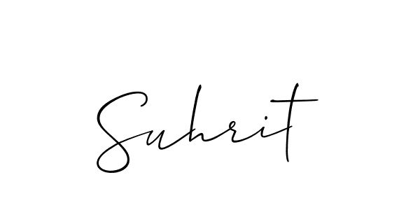 if you are searching for the best signature style for your name Suhrit. so please give up your signature search. here we have designed multiple signature styles  using Allison_Script. Suhrit signature style 2 images and pictures png