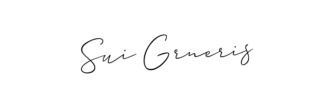 Check out images of Autograph of Sui Grneris name. Actor Sui Grneris Signature Style. Allison_Script is a professional sign style online. Sui Grneris signature style 2 images and pictures png