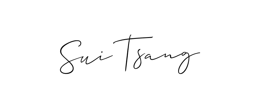 Create a beautiful signature design for name Sui Tsang. With this signature (Allison_Script) fonts, you can make a handwritten signature for free. Sui Tsang signature style 2 images and pictures png