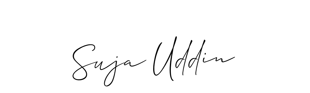 Suja Uddin stylish signature style. Best Handwritten Sign (Allison_Script) for my name. Handwritten Signature Collection Ideas for my name Suja Uddin. Suja Uddin signature style 2 images and pictures png