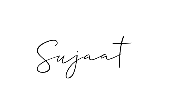 Also You can easily find your signature by using the search form. We will create Sujaat name handwritten signature images for you free of cost using Allison_Script sign style. Sujaat signature style 2 images and pictures png