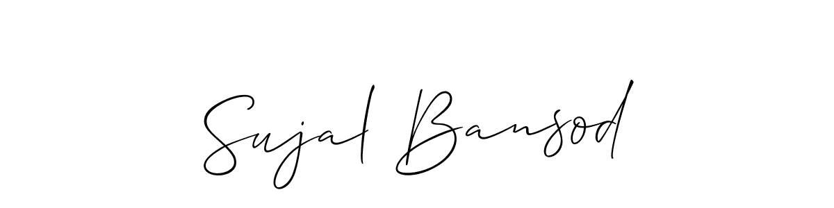See photos of Sujal Bansod official signature by Spectra . Check more albums & portfolios. Read reviews & check more about Allison_Script font. Sujal Bansod signature style 2 images and pictures png