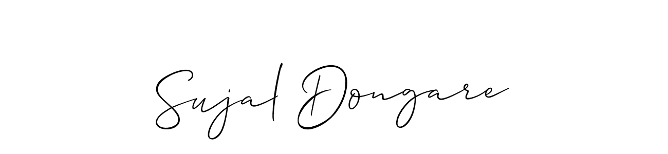 Design your own signature with our free online signature maker. With this signature software, you can create a handwritten (Allison_Script) signature for name Sujal Dongare. Sujal Dongare signature style 2 images and pictures png