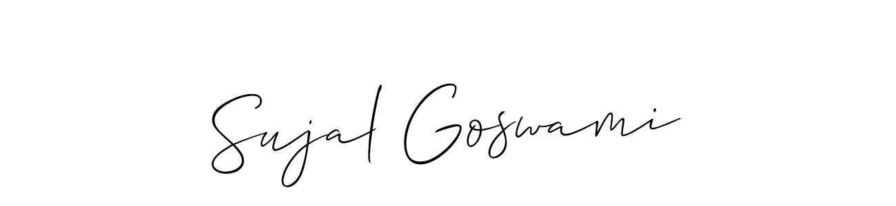 See photos of Sujal Goswami official signature by Spectra . Check more albums & portfolios. Read reviews & check more about Allison_Script font. Sujal Goswami signature style 2 images and pictures png