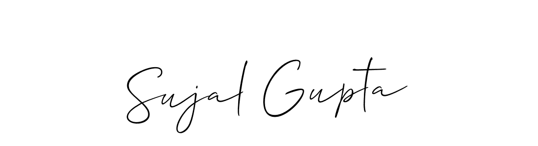 It looks lik you need a new signature style for name Sujal Gupta. Design unique handwritten (Allison_Script) signature with our free signature maker in just a few clicks. Sujal Gupta signature style 2 images and pictures png