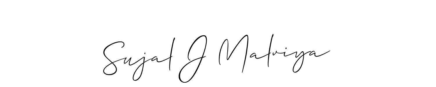 Once you've used our free online signature maker to create your best signature Allison_Script style, it's time to enjoy all of the benefits that Sujal J Malviya name signing documents. Sujal J Malviya signature style 2 images and pictures png