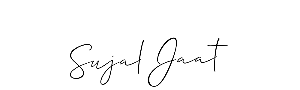 Similarly Allison_Script is the best handwritten signature design. Signature creator online .You can use it as an online autograph creator for name Sujal Jaat. Sujal Jaat signature style 2 images and pictures png