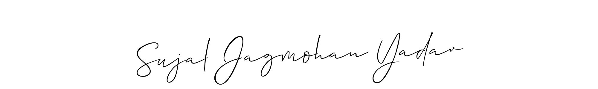 See photos of Sujal Jagmohan Yadav official signature by Spectra . Check more albums & portfolios. Read reviews & check more about Allison_Script font. Sujal Jagmohan Yadav signature style 2 images and pictures png