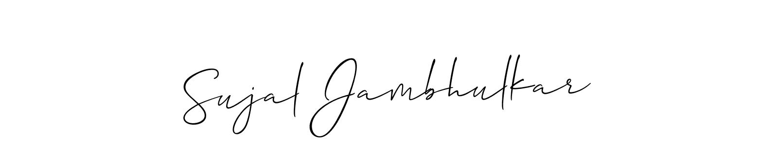 Here are the top 10 professional signature styles for the name Sujal Jambhulkar. These are the best autograph styles you can use for your name. Sujal Jambhulkar signature style 2 images and pictures png