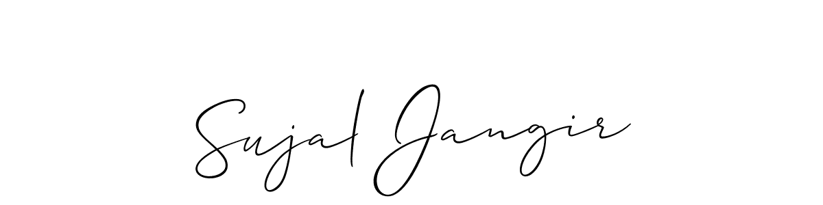 Make a beautiful signature design for name Sujal Jangir. Use this online signature maker to create a handwritten signature for free. Sujal Jangir signature style 2 images and pictures png