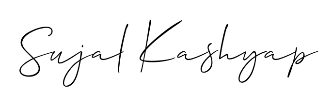 You can use this online signature creator to create a handwritten signature for the name Sujal Kashyap. This is the best online autograph maker. Sujal Kashyap signature style 2 images and pictures png