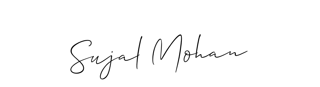 if you are searching for the best signature style for your name Sujal Mohan. so please give up your signature search. here we have designed multiple signature styles  using Allison_Script. Sujal Mohan signature style 2 images and pictures png