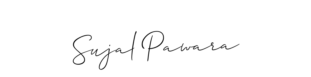 Design your own signature with our free online signature maker. With this signature software, you can create a handwritten (Allison_Script) signature for name Sujal Pawara. Sujal Pawara signature style 2 images and pictures png