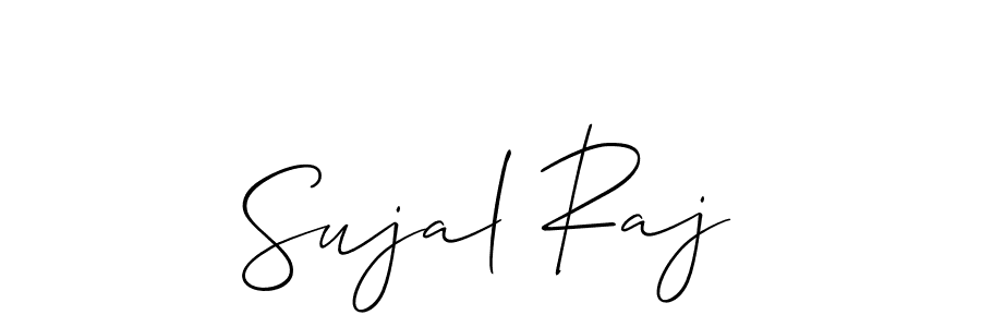 Best and Professional Signature Style for Sujal Raj. Allison_Script Best Signature Style Collection. Sujal Raj signature style 2 images and pictures png