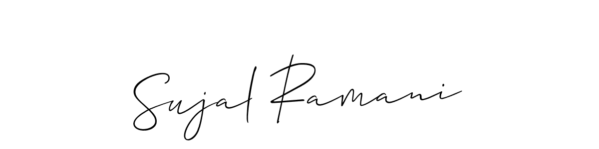 Also You can easily find your signature by using the search form. We will create Sujal Ramani name handwritten signature images for you free of cost using Allison_Script sign style. Sujal Ramani signature style 2 images and pictures png