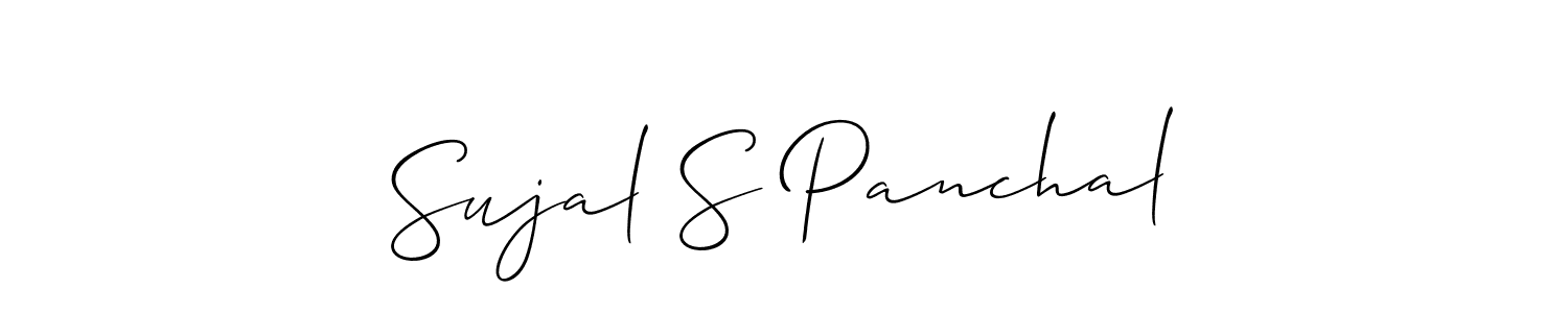 Once you've used our free online signature maker to create your best signature Allison_Script style, it's time to enjoy all of the benefits that Sujal S Panchal name signing documents. Sujal S Panchal signature style 2 images and pictures png