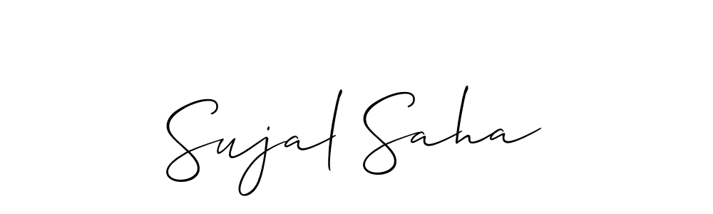 Similarly Allison_Script is the best handwritten signature design. Signature creator online .You can use it as an online autograph creator for name Sujal Saha. Sujal Saha signature style 2 images and pictures png