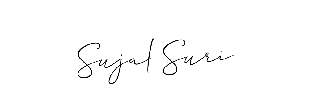 Similarly Allison_Script is the best handwritten signature design. Signature creator online .You can use it as an online autograph creator for name Sujal Suri. Sujal Suri signature style 2 images and pictures png